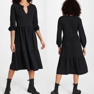 NATION LTD‎ tavin tiered house dress black